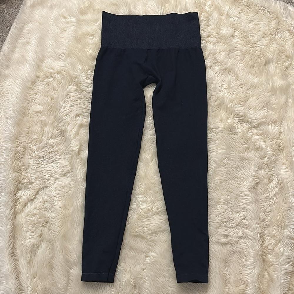 Assets Spanx leggings shapewear XL Navy Blue